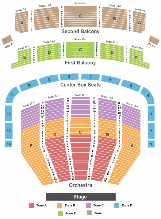 Keller Seating Chart