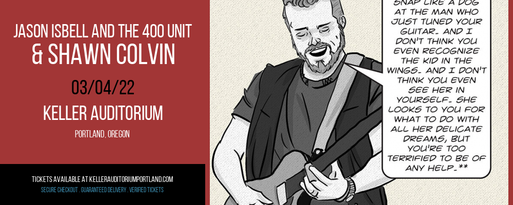 Jason Isbell and The 400 Unit & Shawn Colvin at Keller Auditorium tickets Jason Isbell and The 400 Unit & Shawn Colvin at Keller Auditorium