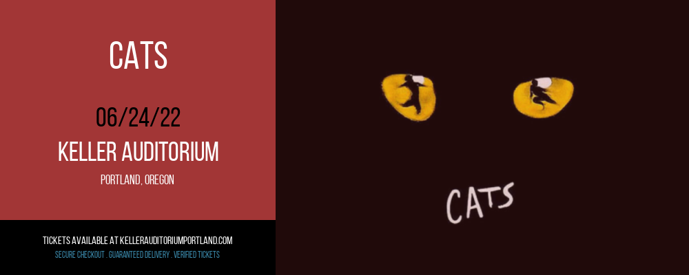 Cats at Keller Auditorium tickets Cats at Keller Auditorium