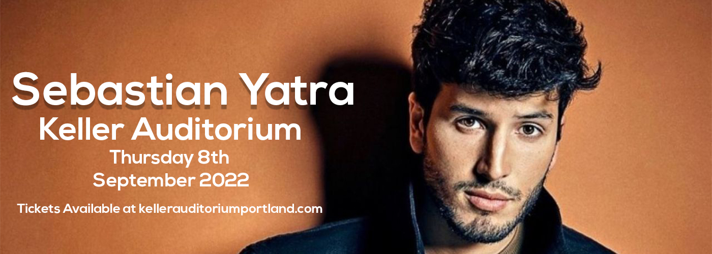 Sebastian Yatra at Keller Auditorium tickets Sebastian Yatra at Keller Auditorium