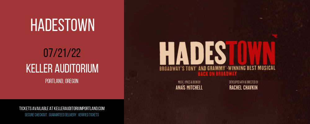 Hadestown at Keller Auditorium tickets Hadestown at Keller Auditorium
