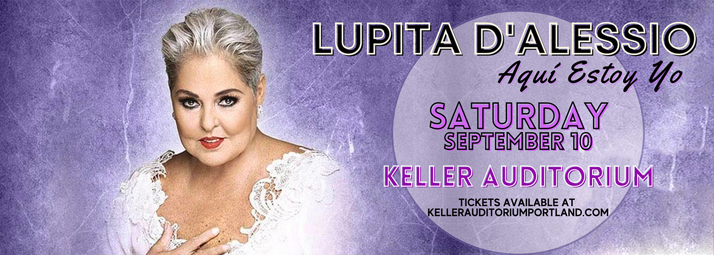 Lupita D'Alessio at Keller Auditorium tickets Lupita D'Alessio at Keller Auditorium