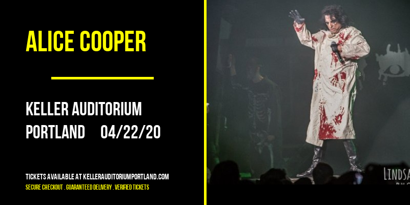 Alice Cooper [POSTPONED] at Keller Auditorium