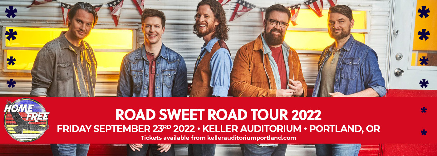 Home Free Vocal Band: Road Sweet Road Tour with Maggie Baugh at Keller Auditorium tickets Home Free Vocal Band: Road Sweet Road Tour with Maggie Baugh at Keller Auditorium