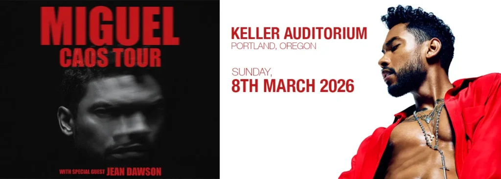 Miguel at Keller Auditorium